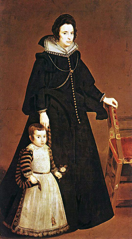 Dona Antonia de Ipenarrieta y Galdos and her Son Luis